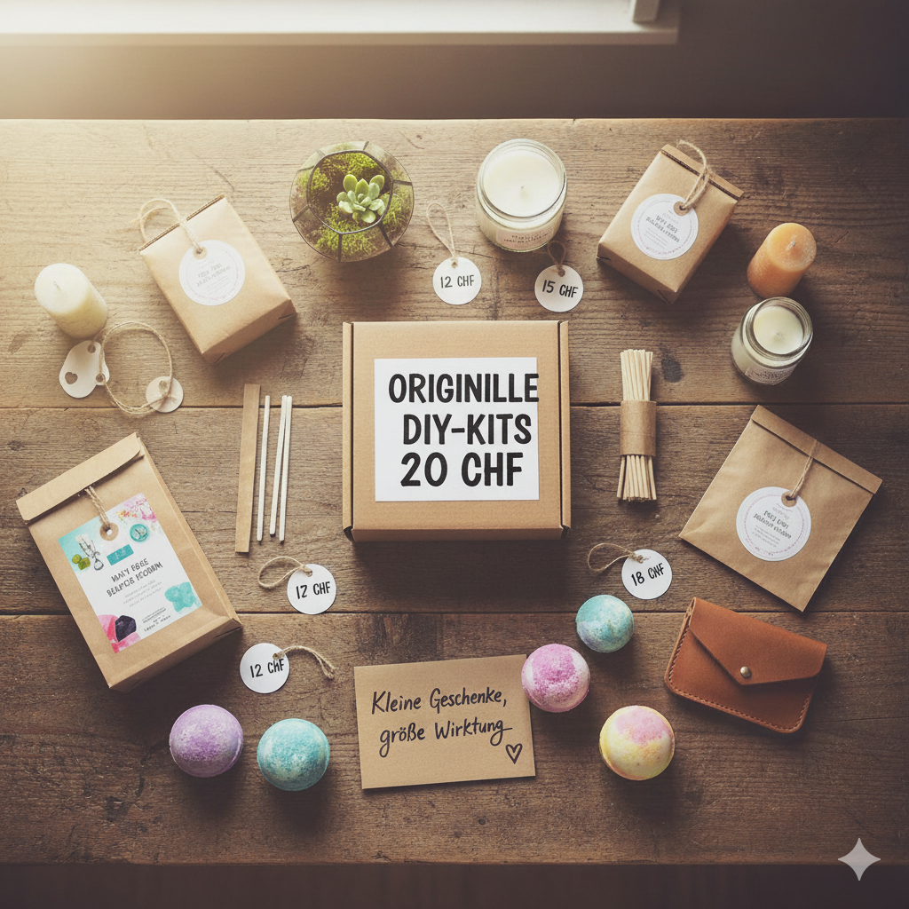 DIY-Kits unter 20 CHF : Kleine Geschenke, große Wirkung